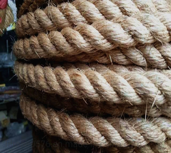 Corde d'amarrage en jute en corde de sisal de couleur 100% fibre naturelle