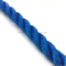Cordon multifilament 3 brins 8 mm Bleu roi X 10 mètres de long