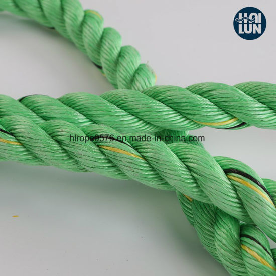 Grande corde de corde PP d'usine professionnelle utilisée pour la pêche et l'amarrage