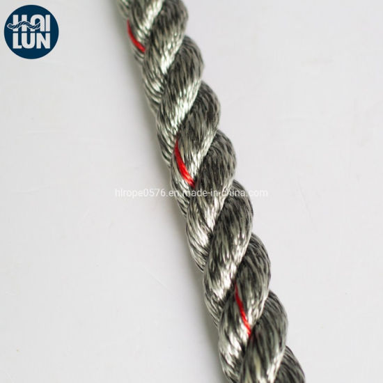 Rope Marine 3 Strands Polypropylène Polyester Mixed Fibre Cord