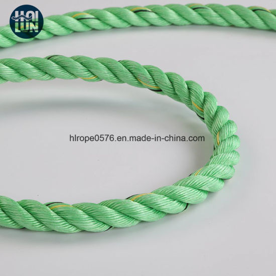 Grande corde de corde PP d'usine professionnelle utilisée pour la pêche et l'amarrage