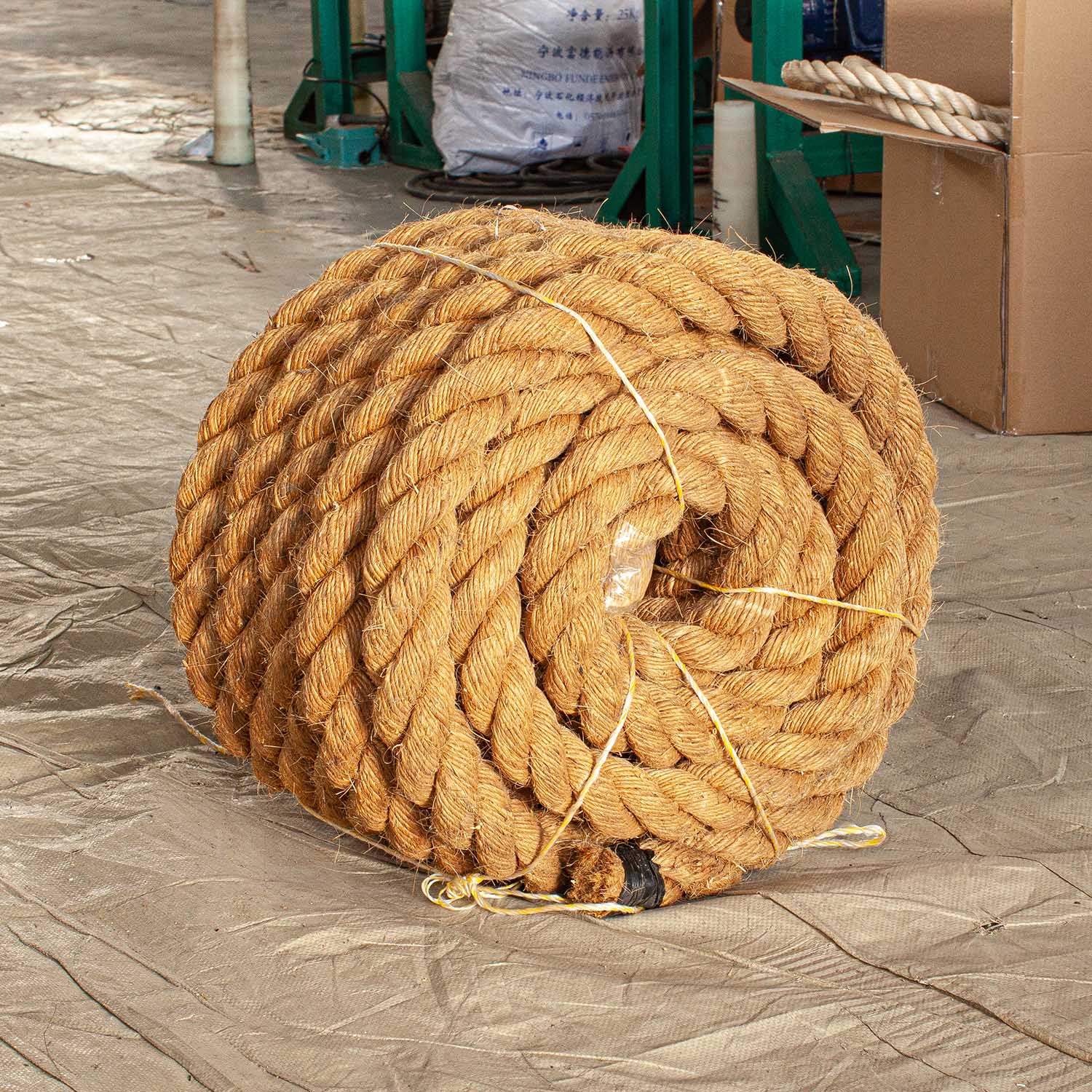 Corde de polypropylène en nylon de nylon marine corde d'amarrage en pp avec de haute qualité