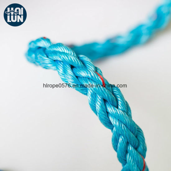 Corde marine de corde bleue de haute densité bleue