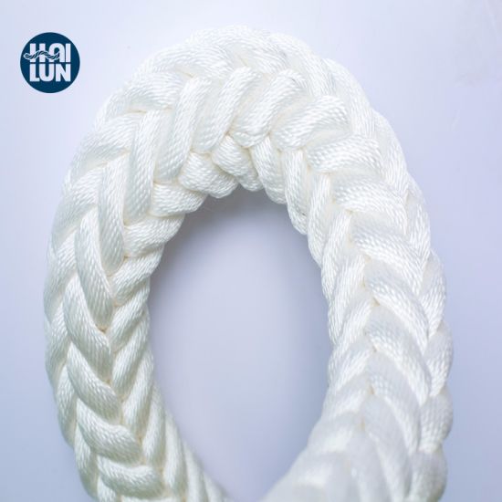 Fournisseur d'usine 8 brins de corde multifilament polyester, corde marine