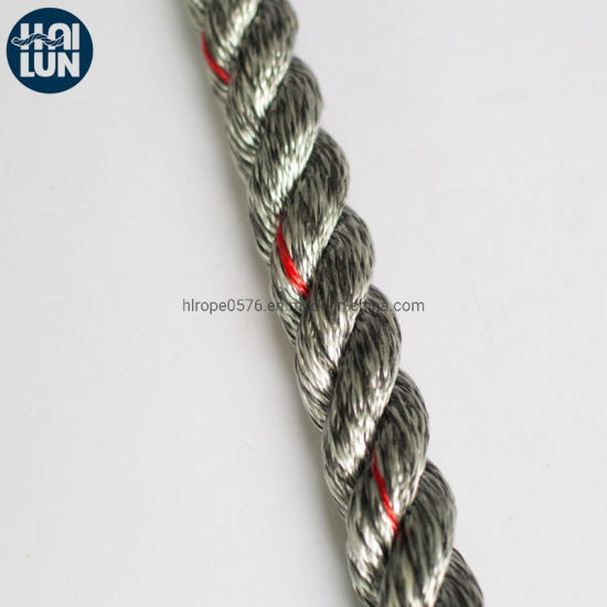 Corde de fibre mélangée de fibre de polypropylène d'usine de la Chine