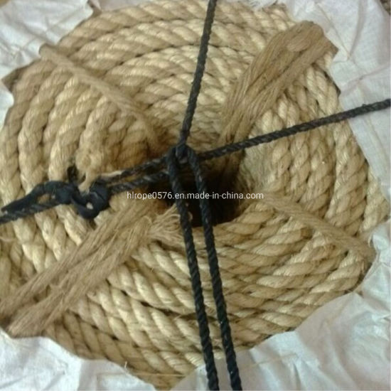 Corde de jute manille/sisal naturel 3/4 brins en gros