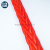 12 Strand Synthetic UHMWPE / HMPE HMWPE corde corde corde marine pour amarrage offshore